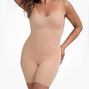 NWT Honeylove SuperPower Mid Thigh Bodysuit Shapewear 2X